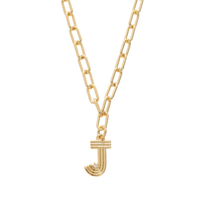Deco Initial Necklace