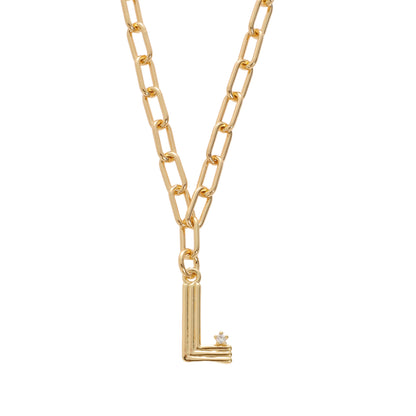 Deco Initial Necklace
