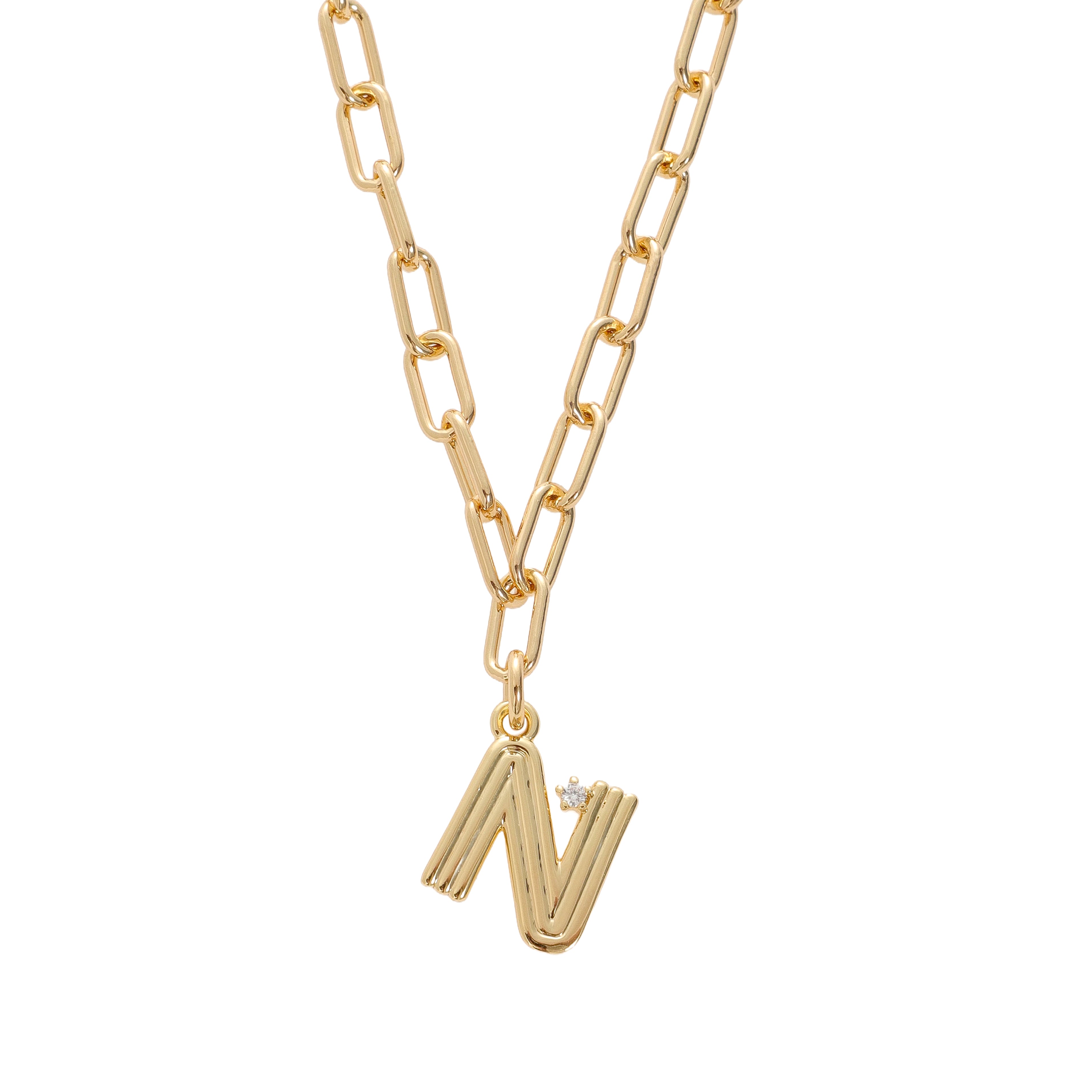 Deco Initial Necklace