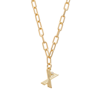 Deco Initial Necklace