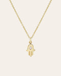 Diamond Hamsa Necklace