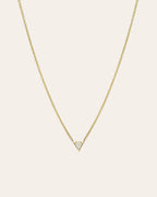 Diamond Trillion Necklace