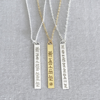I’m That Jew™ Vertical Bar Necklace – Define Who You Are
