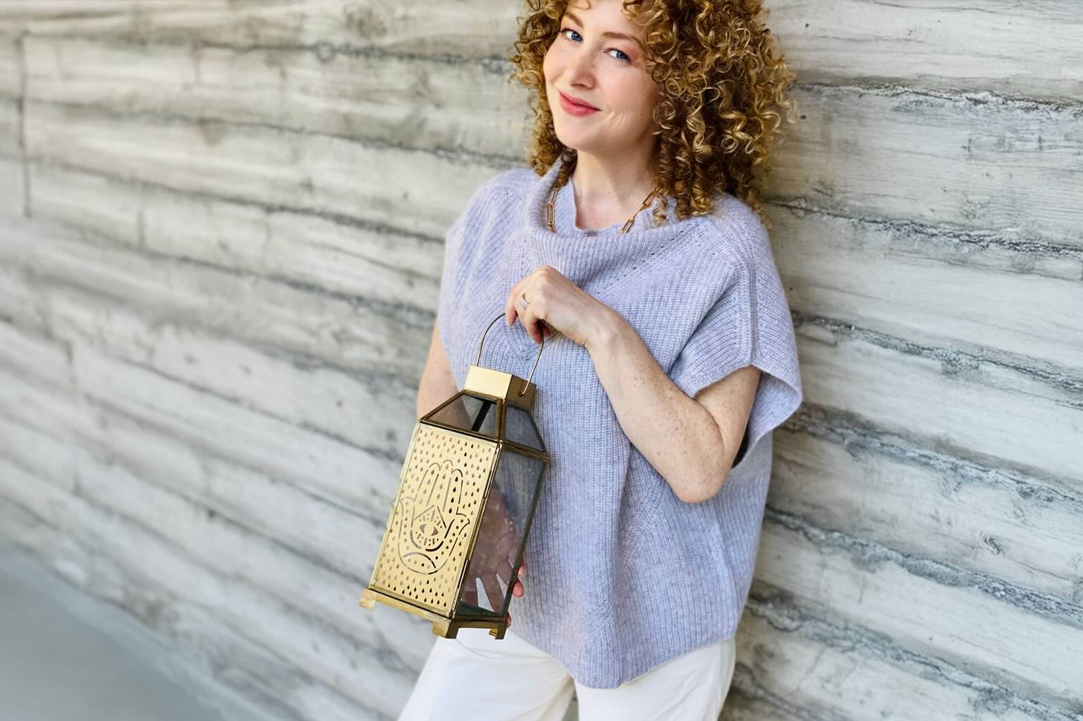 Gabriella Lantern – Hamsa & Star of David Décor