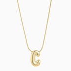 Large Balloon Initial Necklace