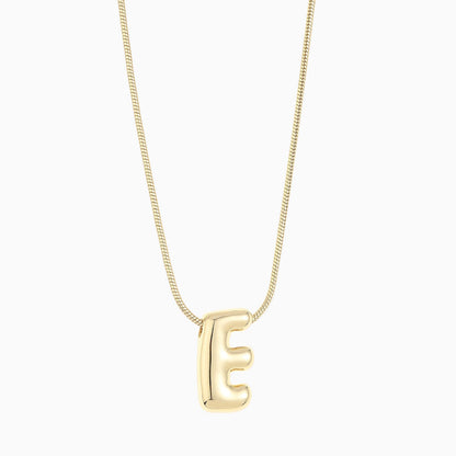 Large Balloon Initial Necklace