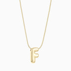Large Balloon Initial Necklace