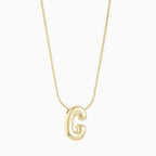 Large Balloon Initial Necklace