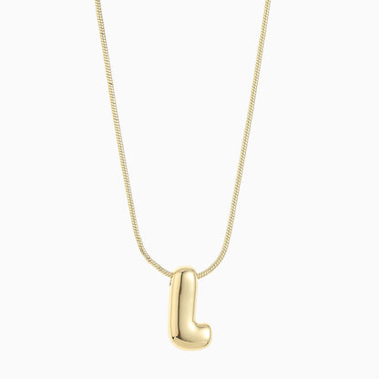 Large Balloon Initial Necklace