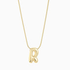 Large Balloon Initial Necklace