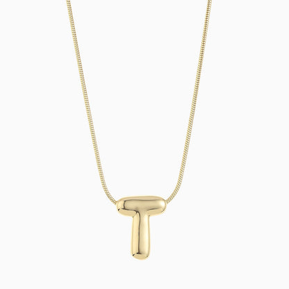 Large Balloon Initial Necklace