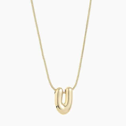 Large Balloon Initial Necklace