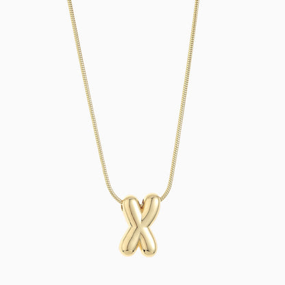 Large Balloon Initial Necklace
