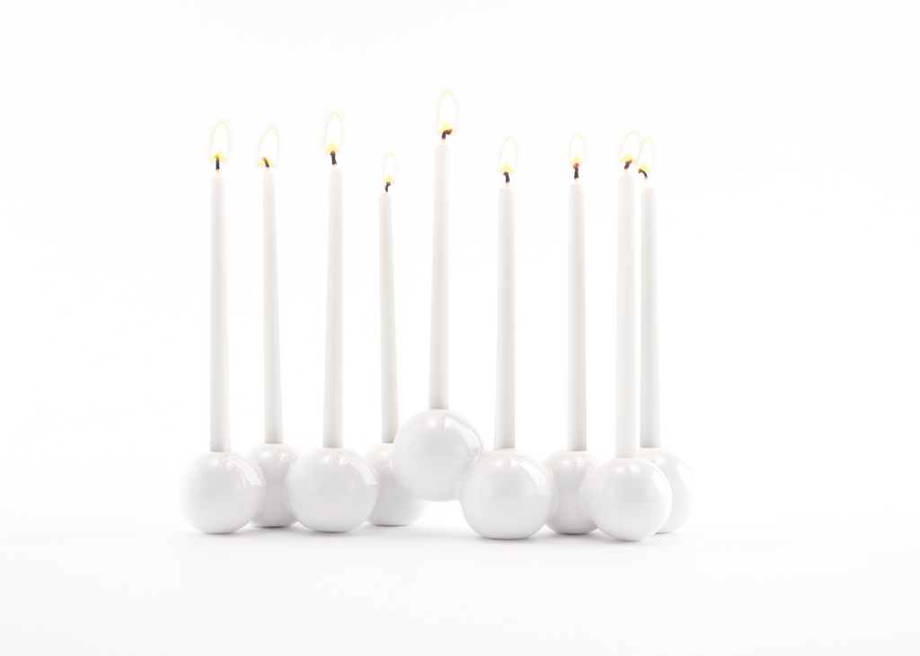 Stoneware Bubble Menorah