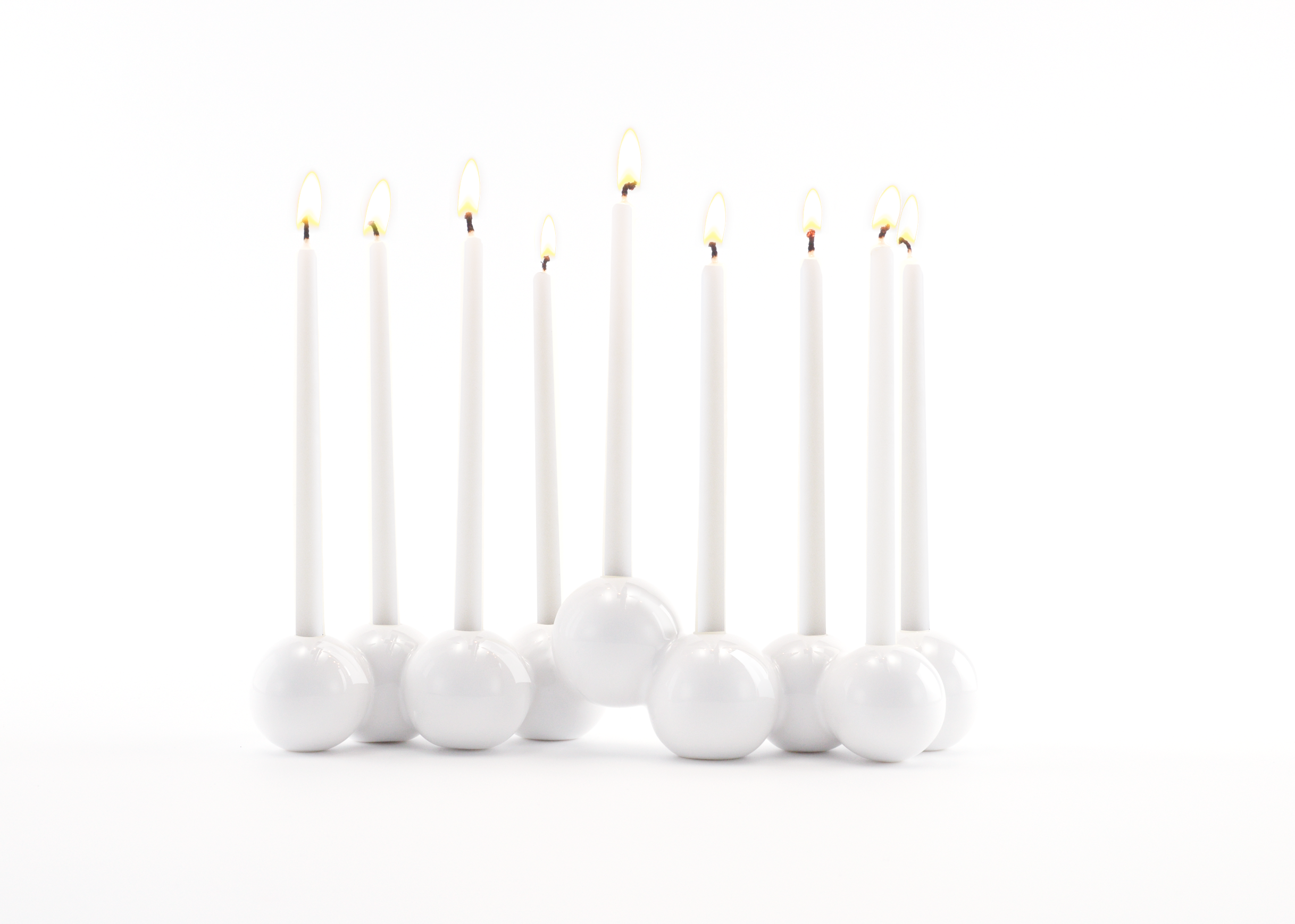 Stoneware Bubble Menorah