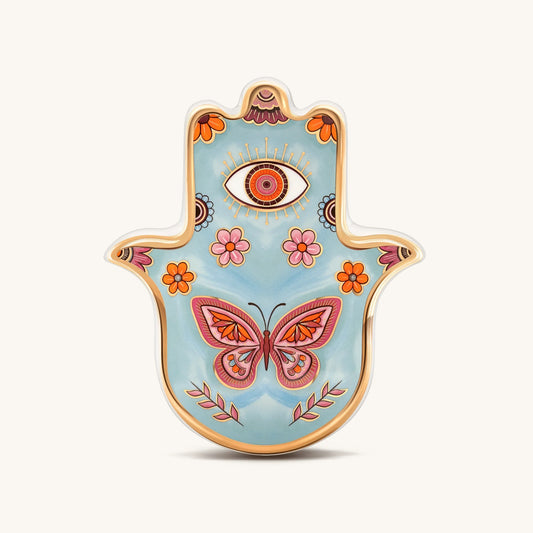 Serene Mindscape Hamsa Wall Blessing