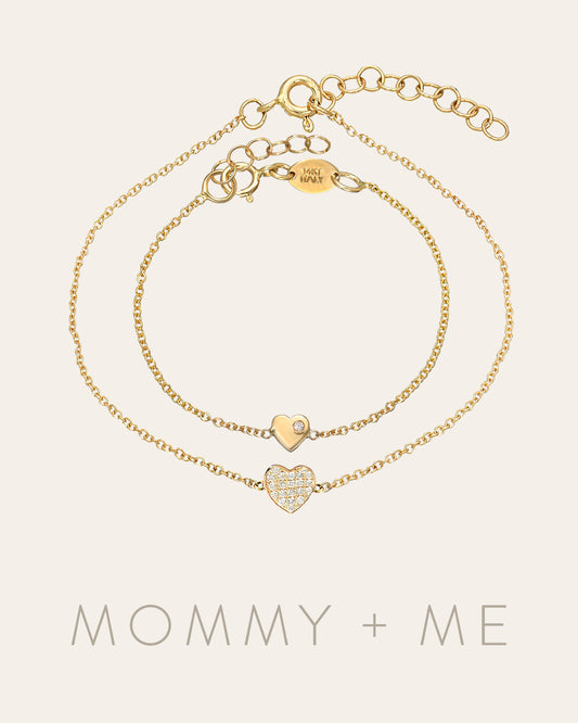 Heart Bracelets - Mommy + Me