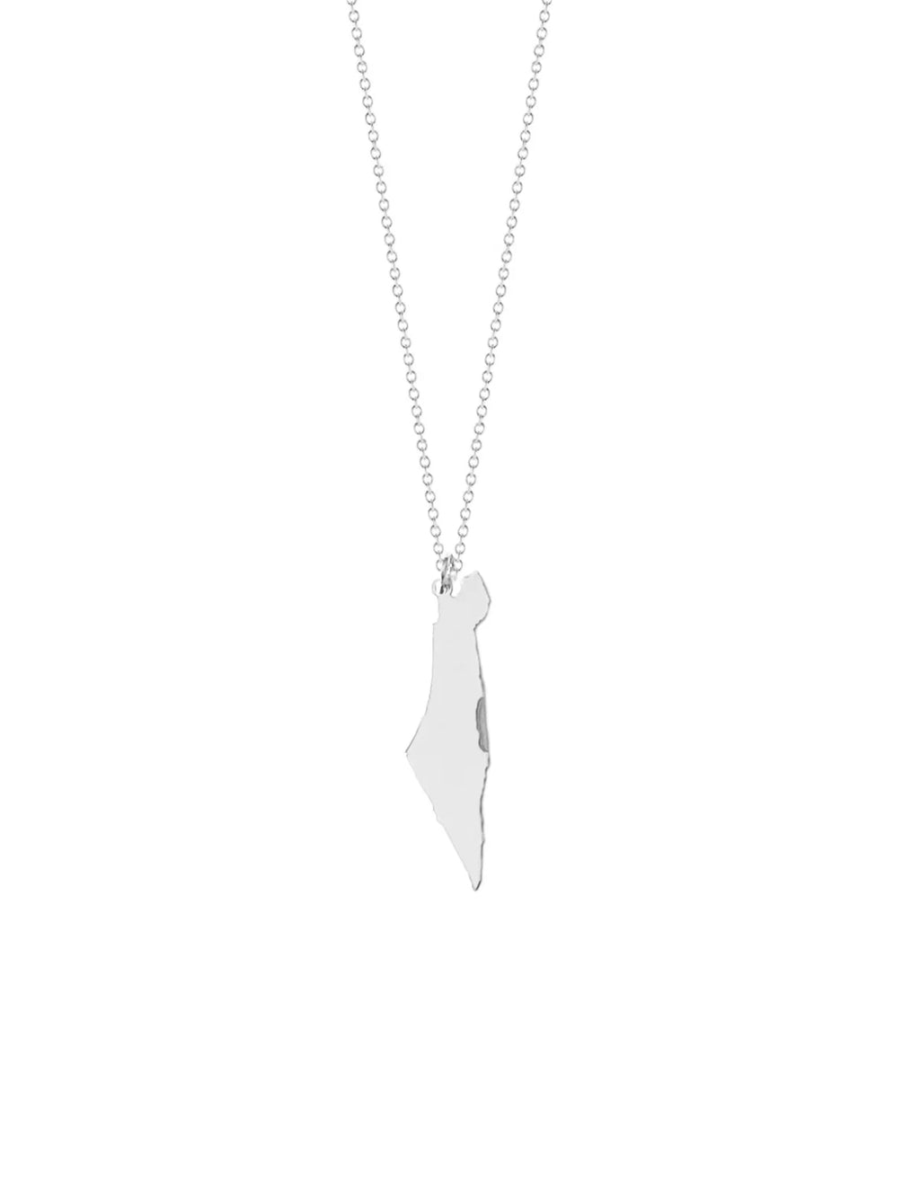 Israel Map Pendant Necklace