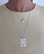 Ribbon “Bring Them Home” Pendant