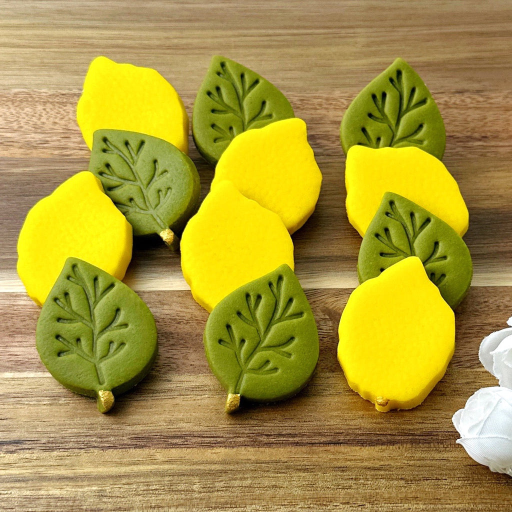 Marzipan Sukkot Etrog & Leaf Collection