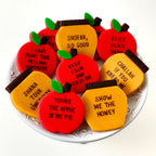 Apples & Honey Conversation Tiles – Marzipan Holiday Treats