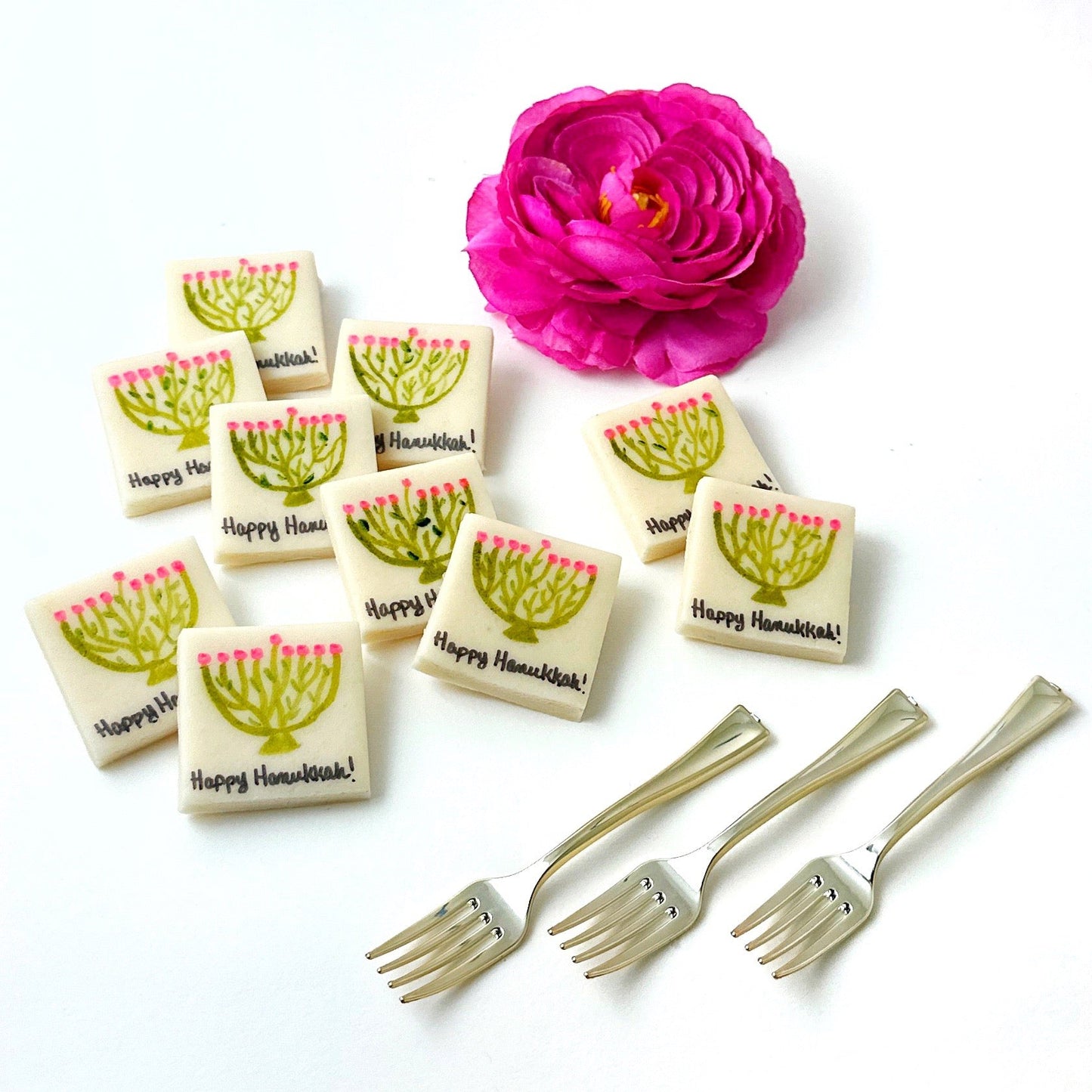 Marzipan Happy Hanukkah Place Cards