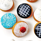 Marzipan Mini Sufganiyot Donuts