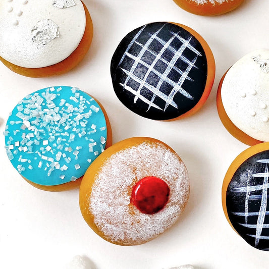 Marzipan Mini Sufganiyot Donuts