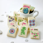 Spring Mahjong Tiles – Marzipan Game Treats