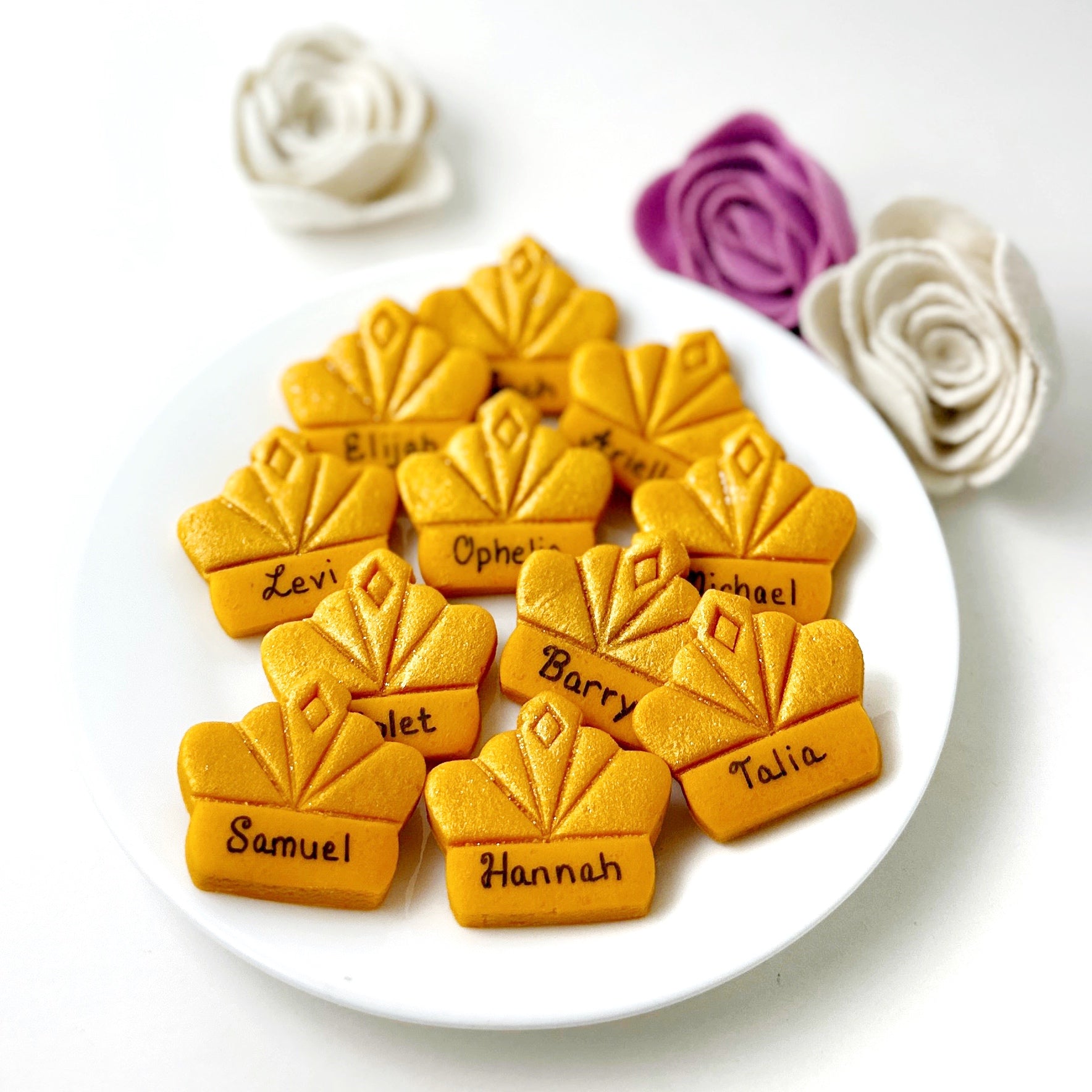 Purim Personalized Golden Crowns