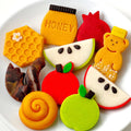 Jewish Family Magic Rosh Hashanah Marzipan Tiles