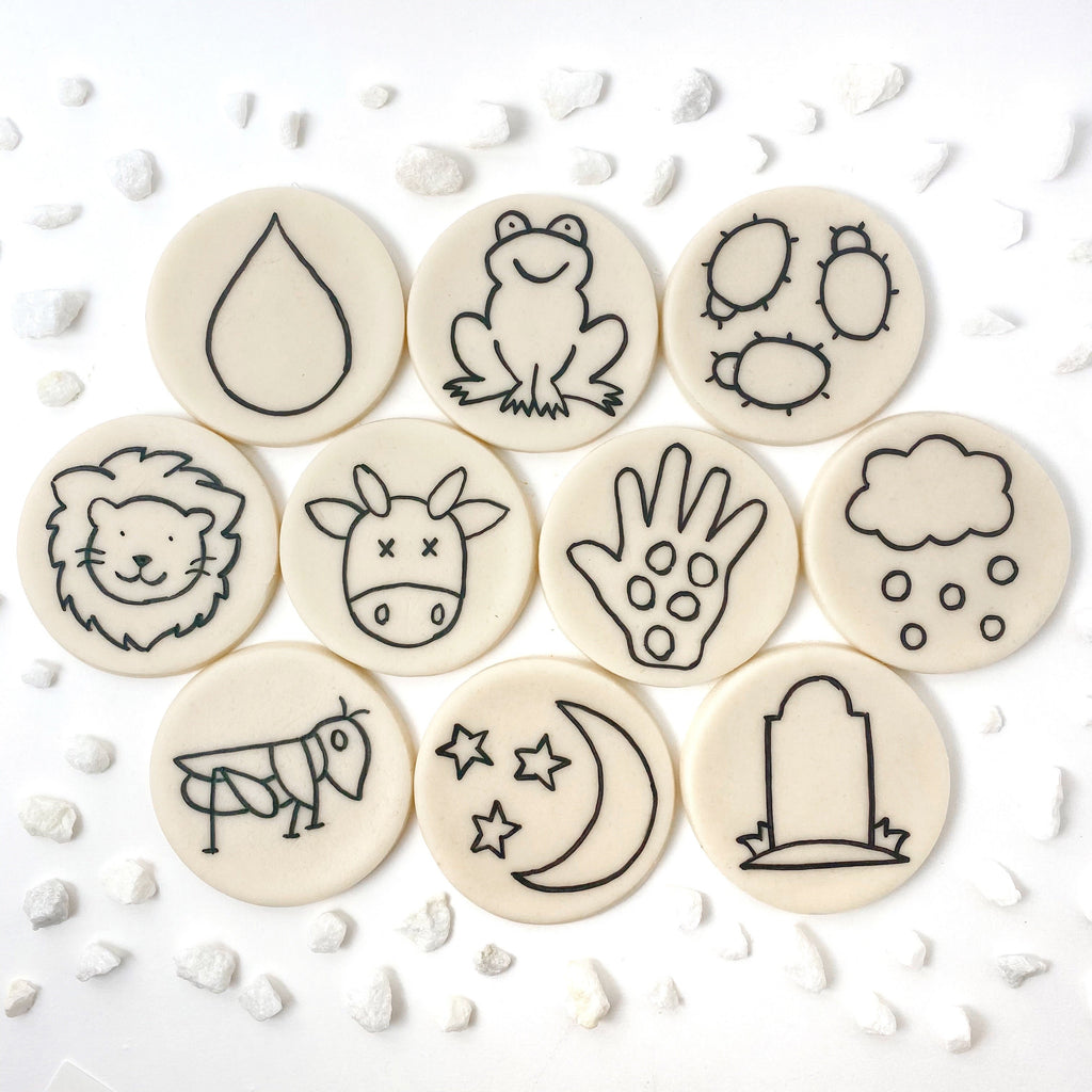 Passover Paint-Your-Own Ten Plagues