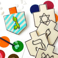 Paint-Your-Own Marzipan Hanukkah Dreidels