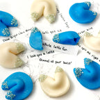Marzipan Sparkly Hanukkah Fortune Cookies