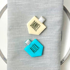 Personalized Marzipan Hanukkah Dreidels