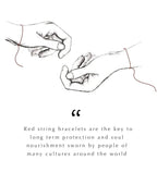 Watchful Wisdom Red String Evil Eye Bracelet