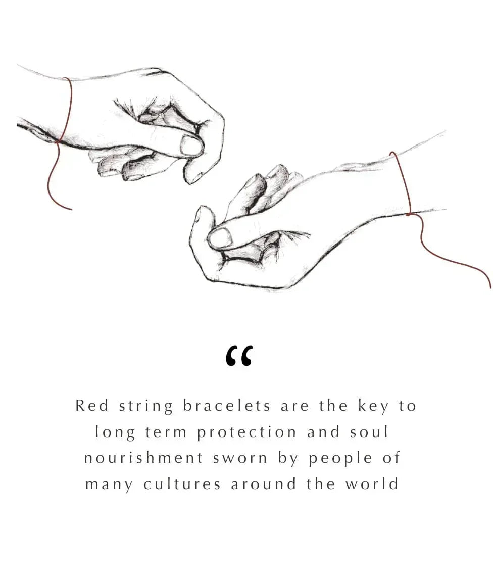 Watchful Wisdom Red String Evil Eye Bracelet