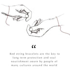 Balanced Outlook - Red String Evil Eye Charm Bracelet