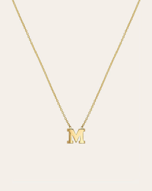 Kids 14k Gold Initial Necklace