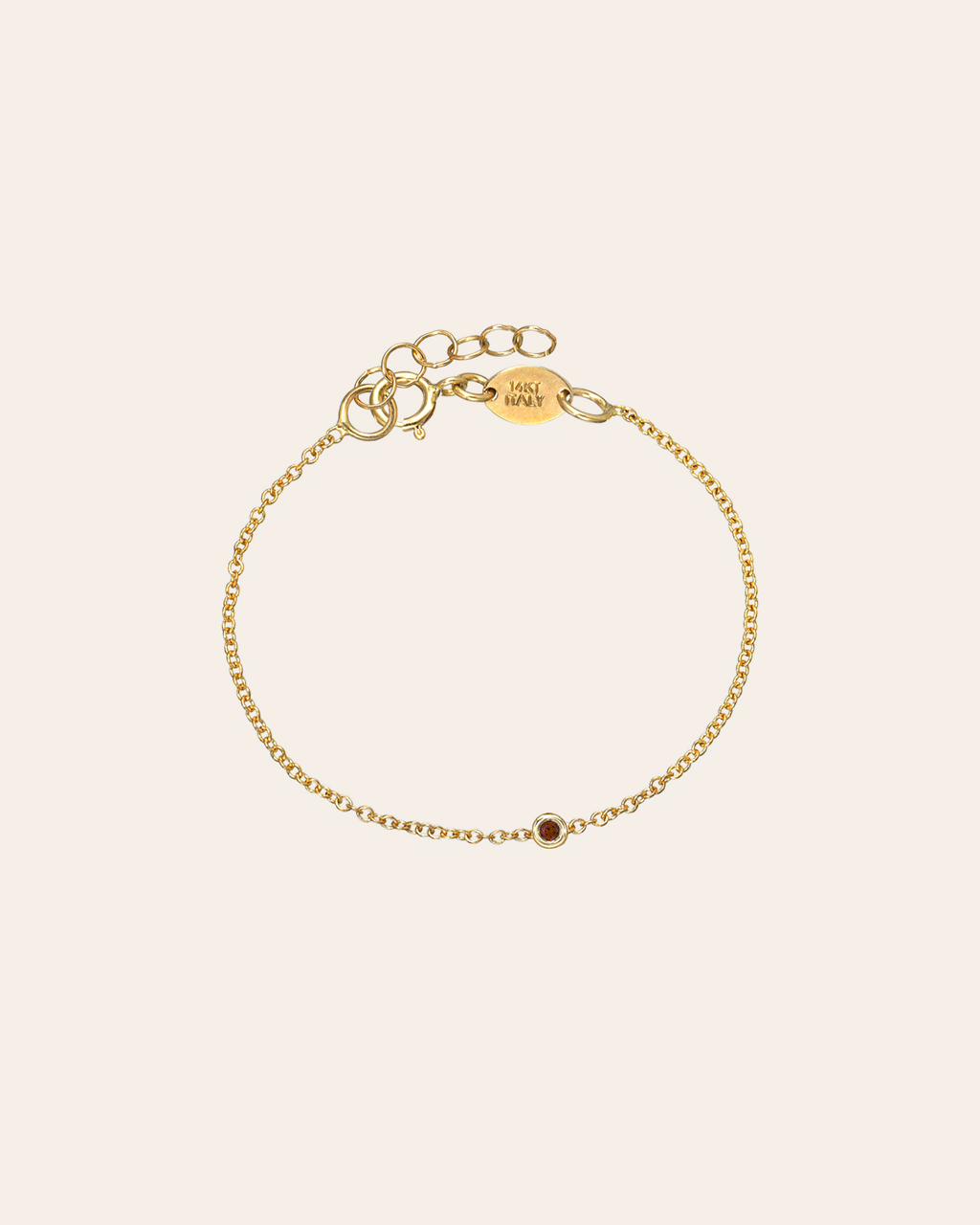 Kids Mini Birthstone Bezel Bracelet