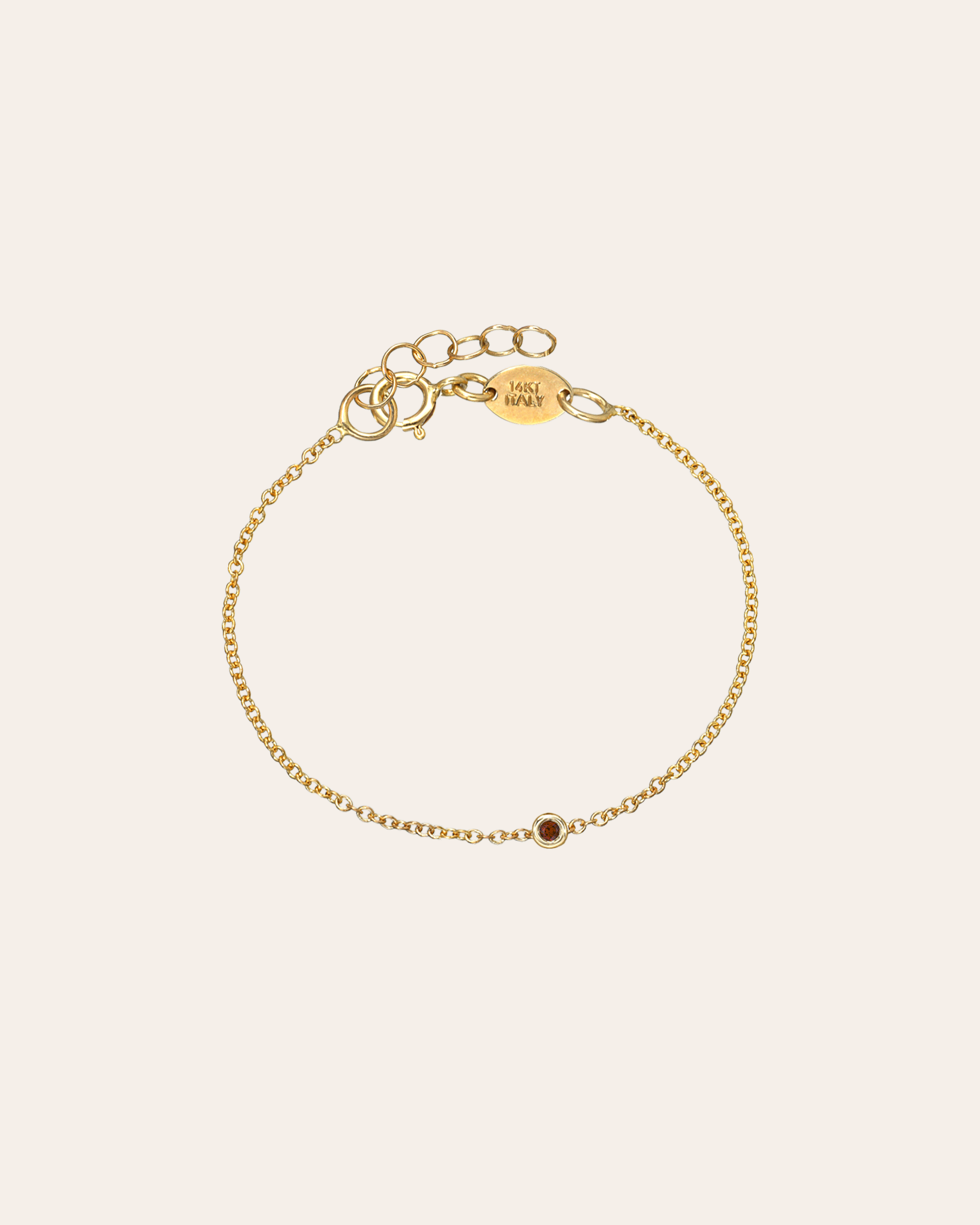 Kids Mini Birthstone Bezel Bracelet