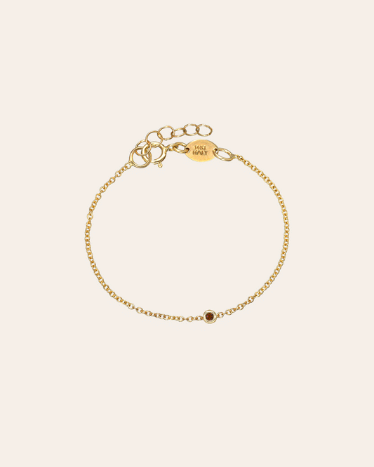 Kids Mini Birthstone Bezel Bracelet