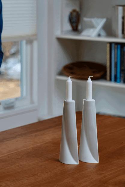 Shabbat Candlesticks Set