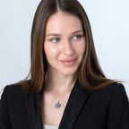 Sterling Silver Menorah Necklace