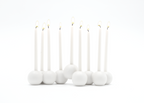Stoneware Bubble Menorah