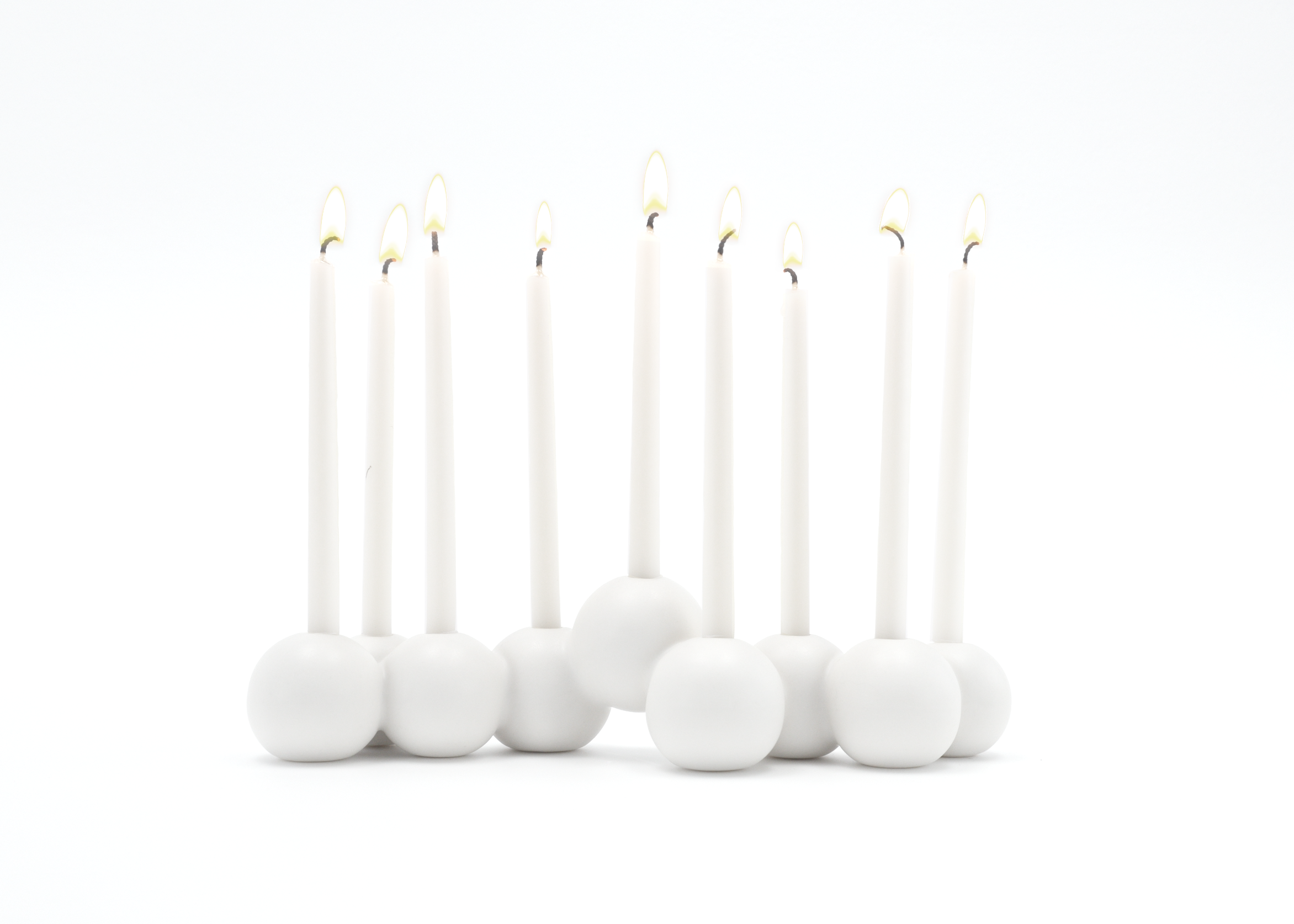 Stoneware Bubble Menorah