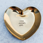Nice Jewish Girl Heart-Shaped Trinket Dish