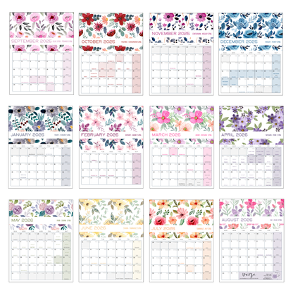 5786 Jewish Wall Calendar (2025–2026)