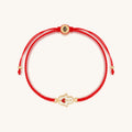Expression of Love Red String Hamsa Heart Bracelet