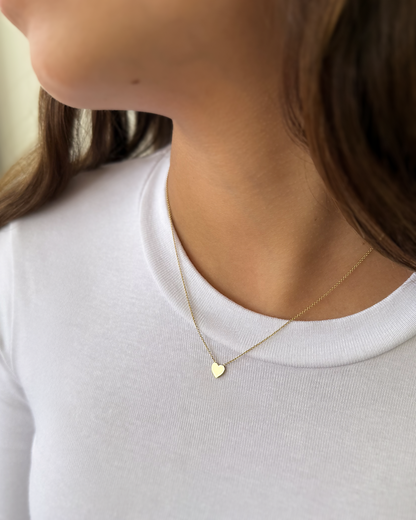 14K Gold Heart Necklaces - Mommy + Me
